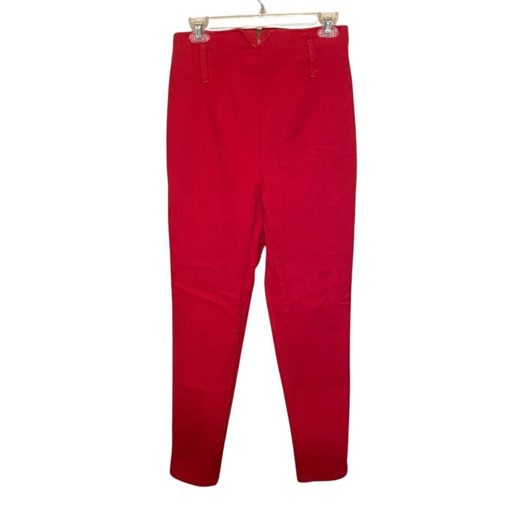 WEAR Skinny Red Jeans Pants Back Zipper No Pockets Christmas Women's Size 13/14